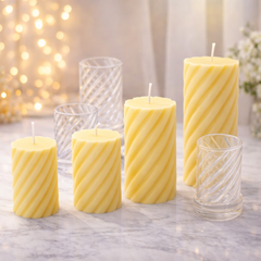 3D Threaded Cylindrical Candle Mold - candletown.net