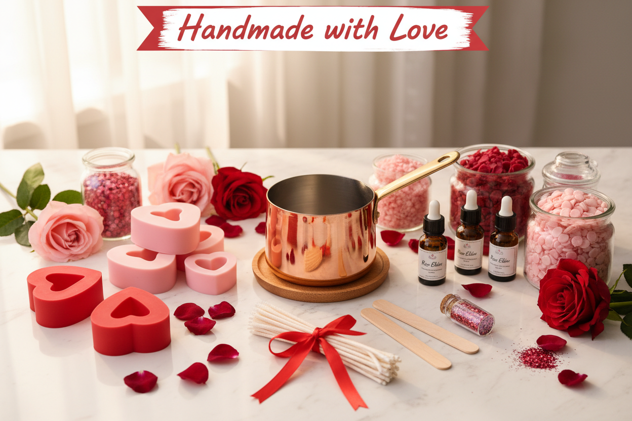 valentine diy candle making kits